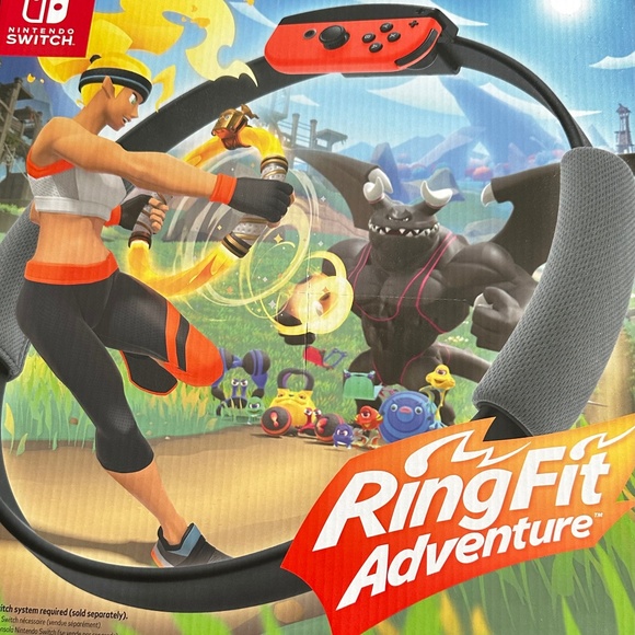 Nintendo switch and workout ring